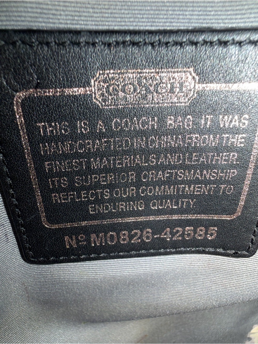 Coach 2008 Black Leather Crossbody Bag with Pleated Front 42585 - Picture 6 of 8
